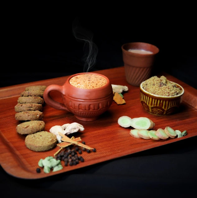 Millet masala tea